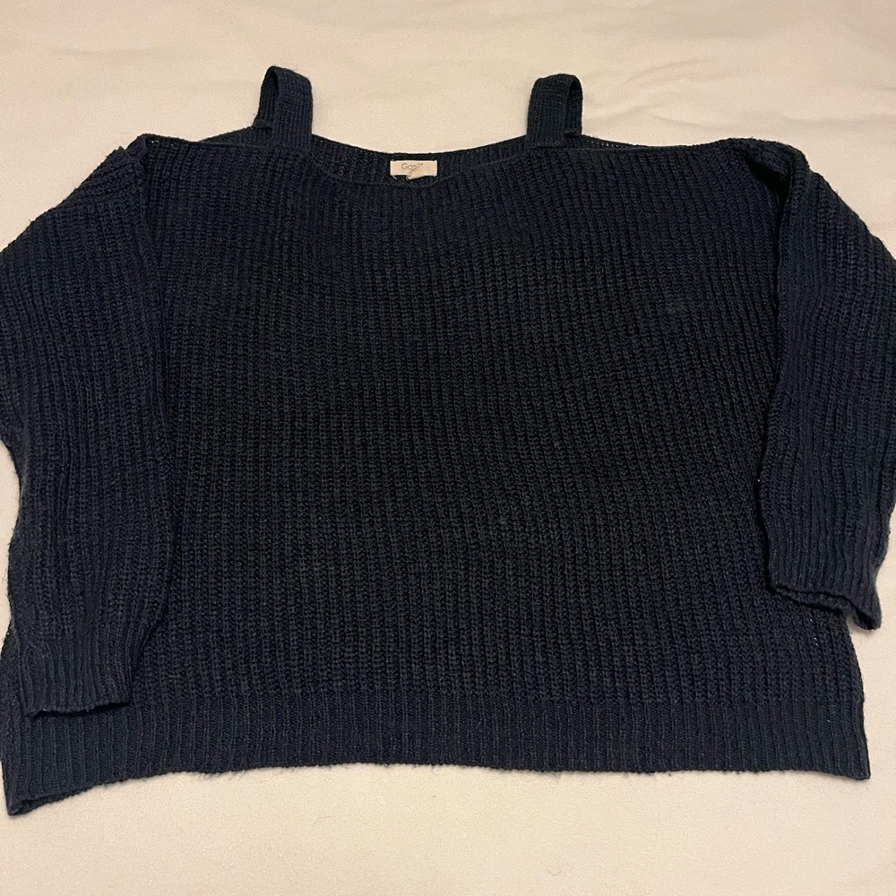 Peek a boo shoulder sweater